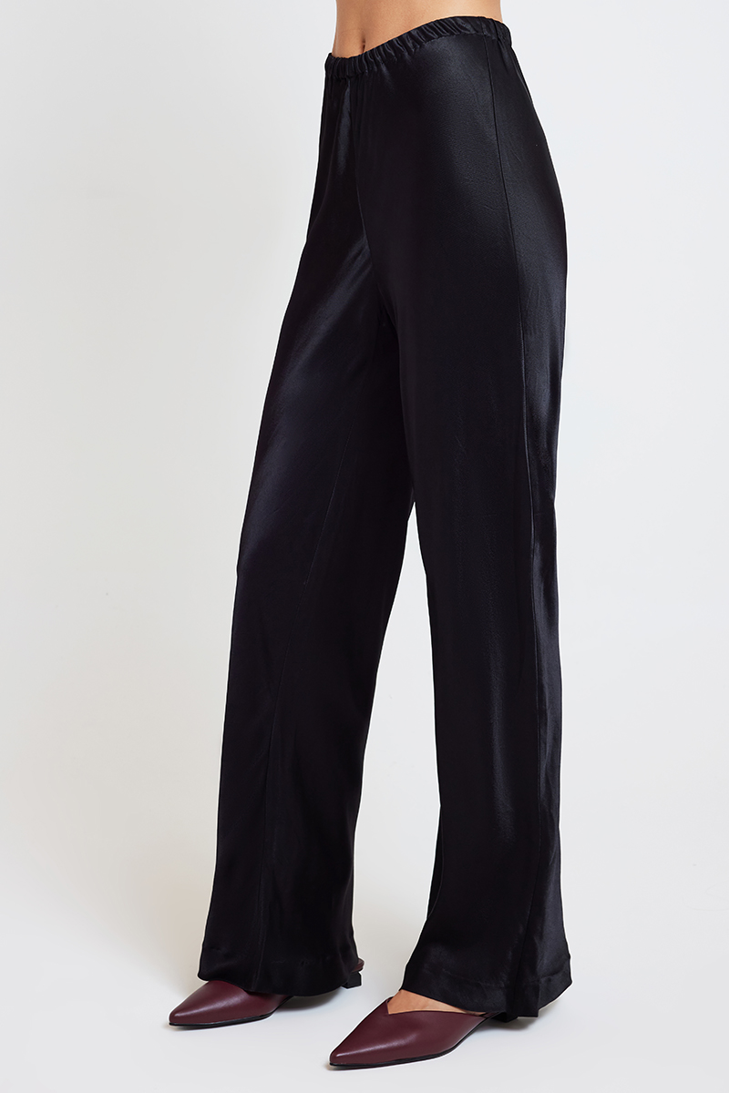 ODE Kele Satin Pant Onyx | Stylerunner