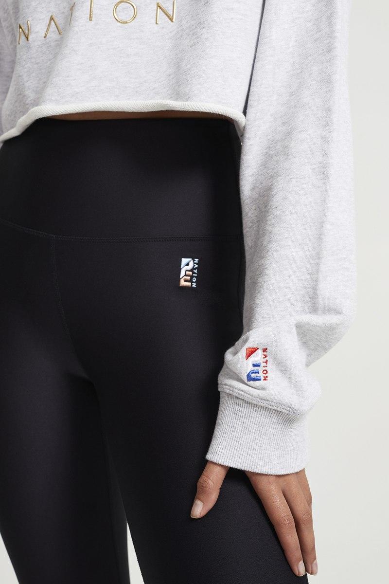 Heads Up Cropped Sweat