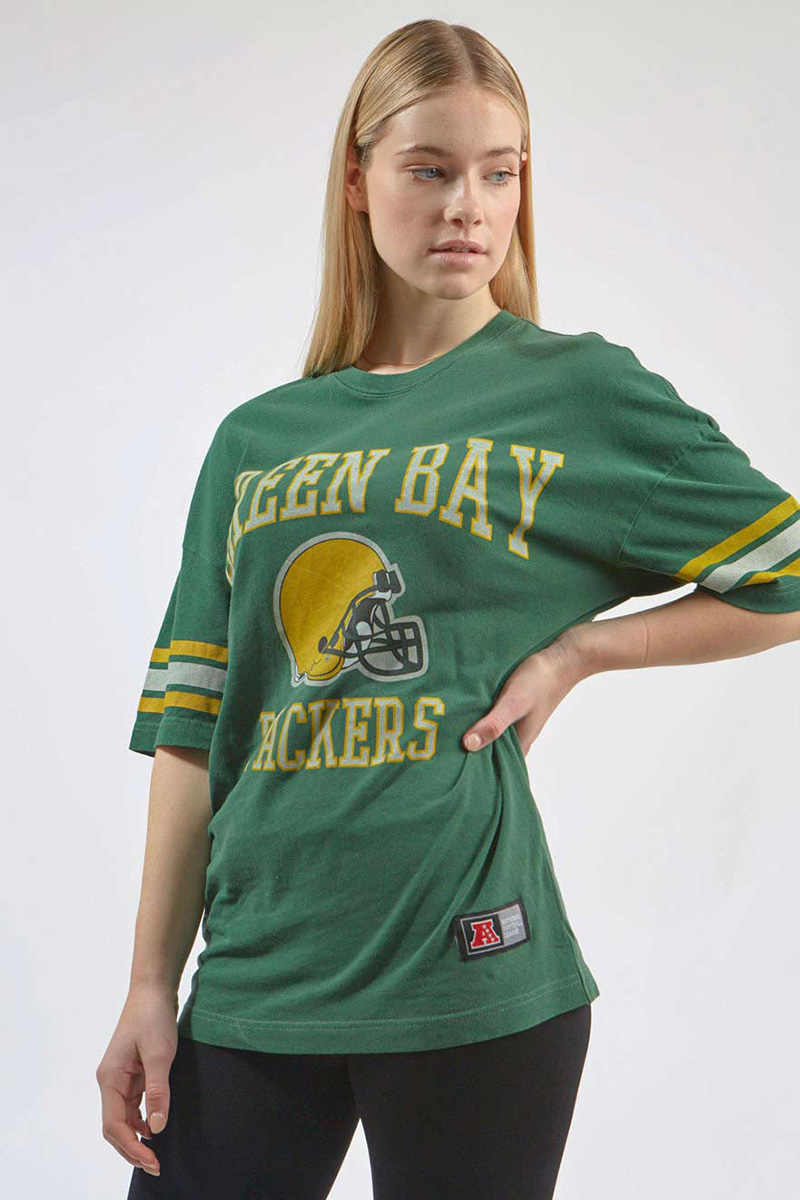NFL Stripe Sleeve OS T-shirt