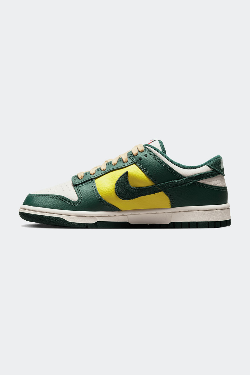 Nike Dunk Low ESS Sail/Noble Green-Opti Yellow-Picante Red