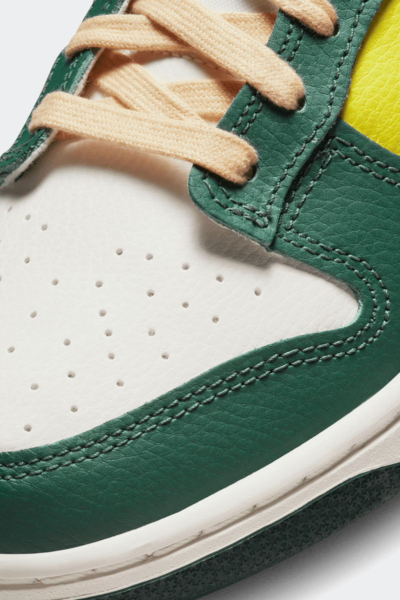 Nike Dunk Low ESS Sail/Noble Green-Opti Yellow-Picante Red