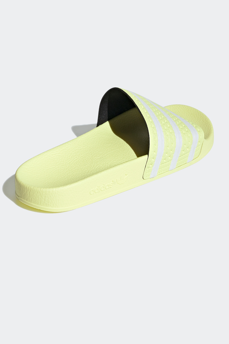 adidas yellow slides