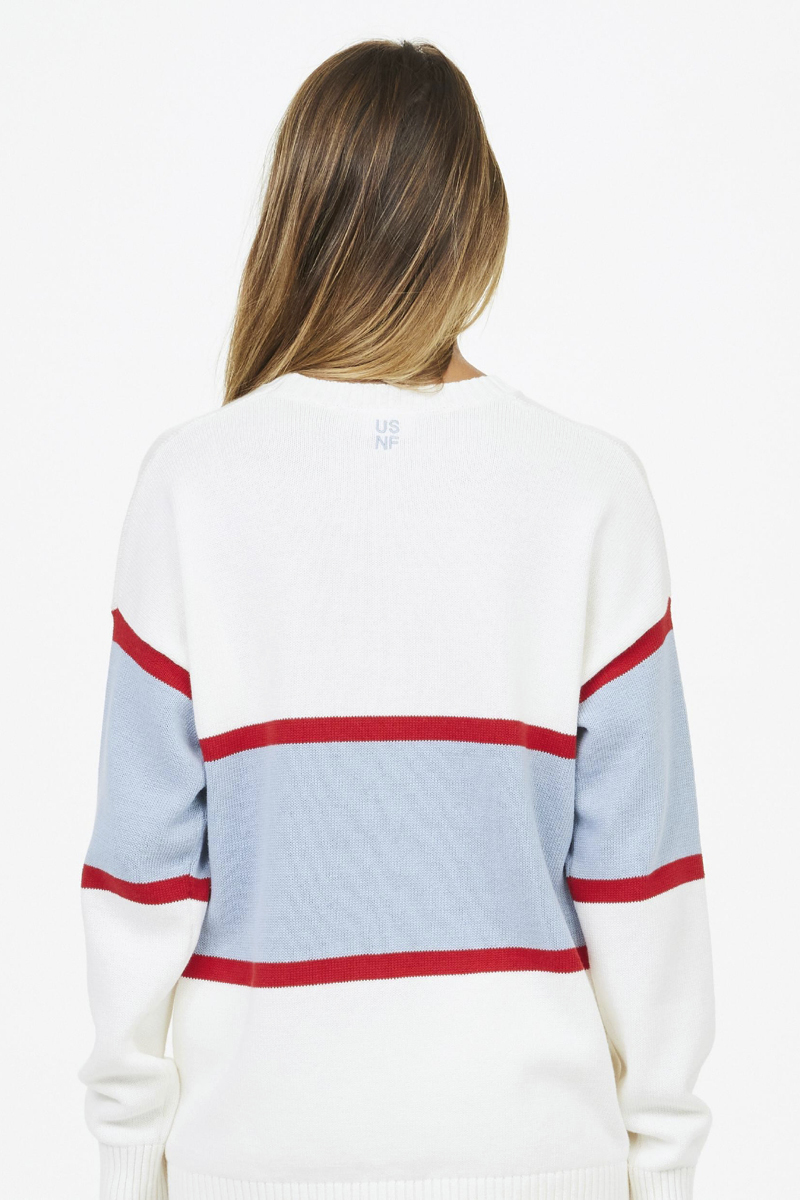 NF Knitted Stripe Sweater