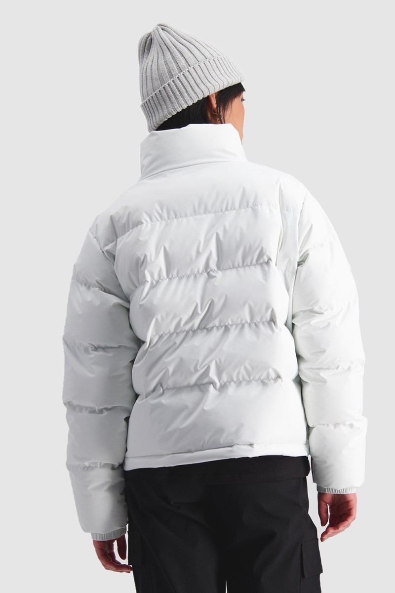 Huffer WMNS TRACK PUFFER JACKET WHITE 