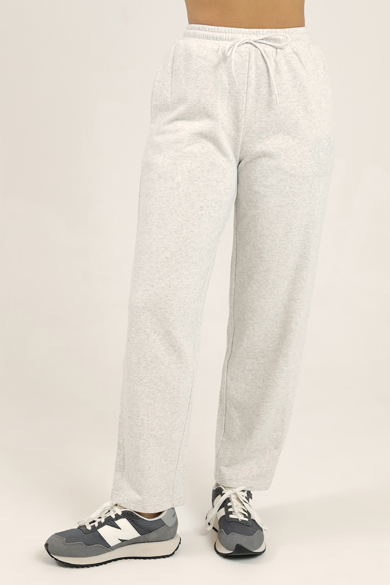 Stylerunner SR Alumni Straight Leg Jogger Light Grey Marl | Stylerunner