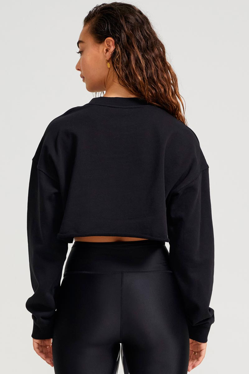 Heads Up Cropped Sweat