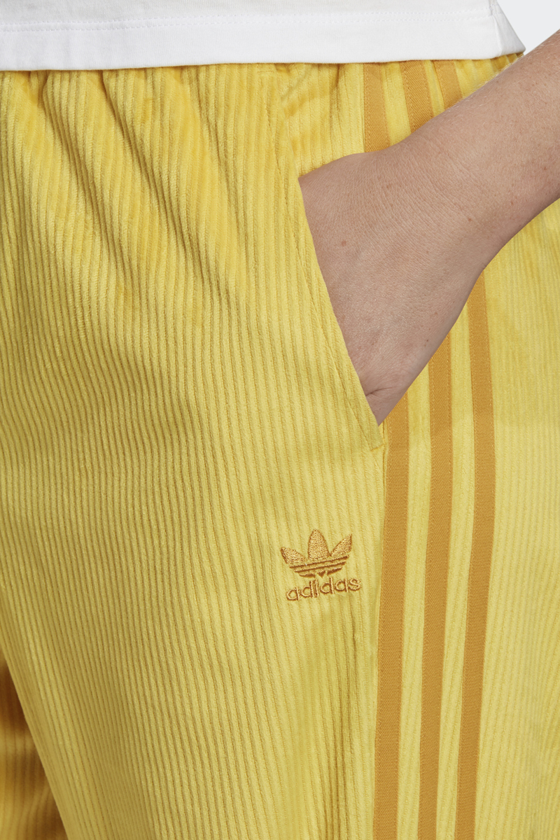 corn yellow adidas pants