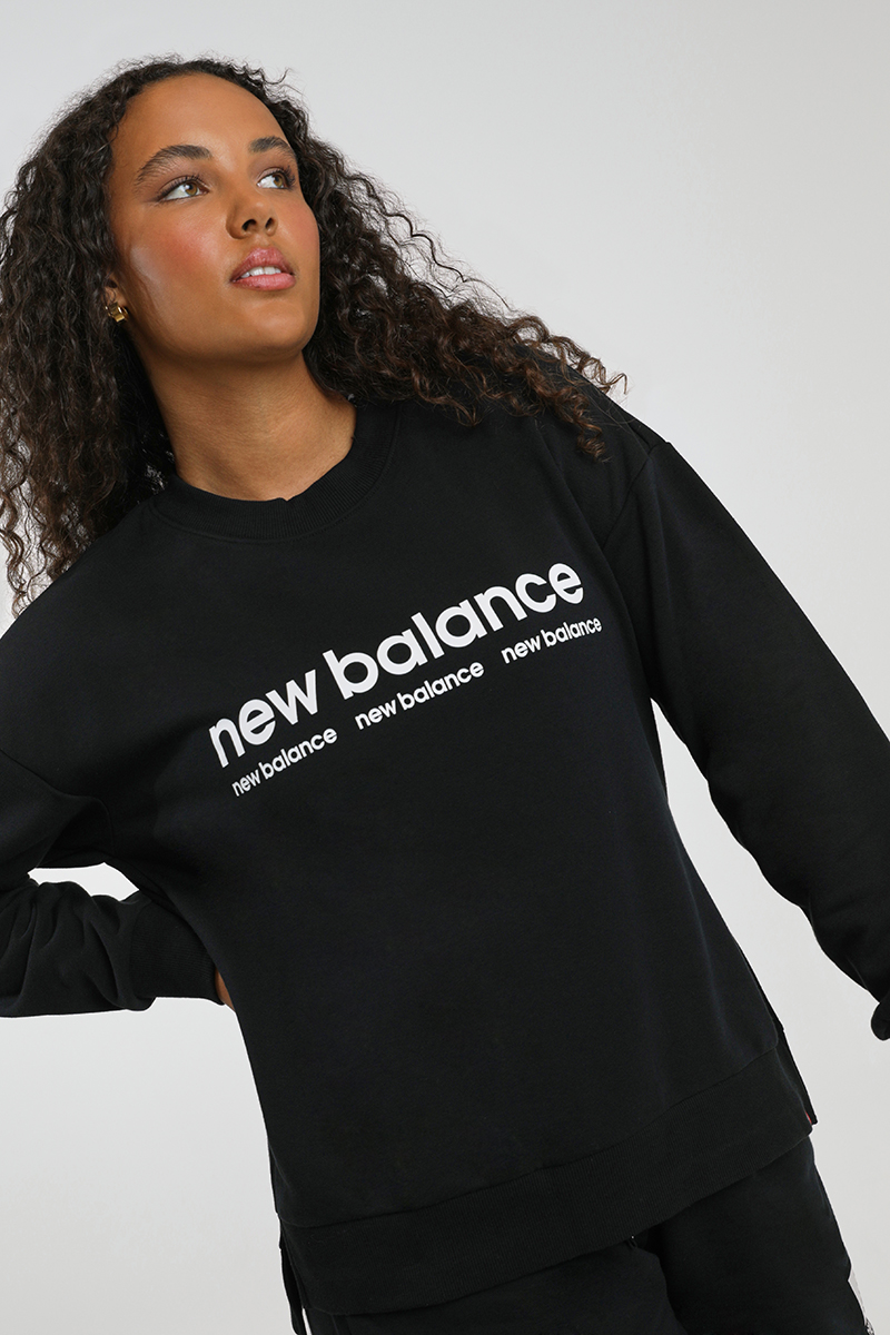 New Balance Essentials ID Crew Black 