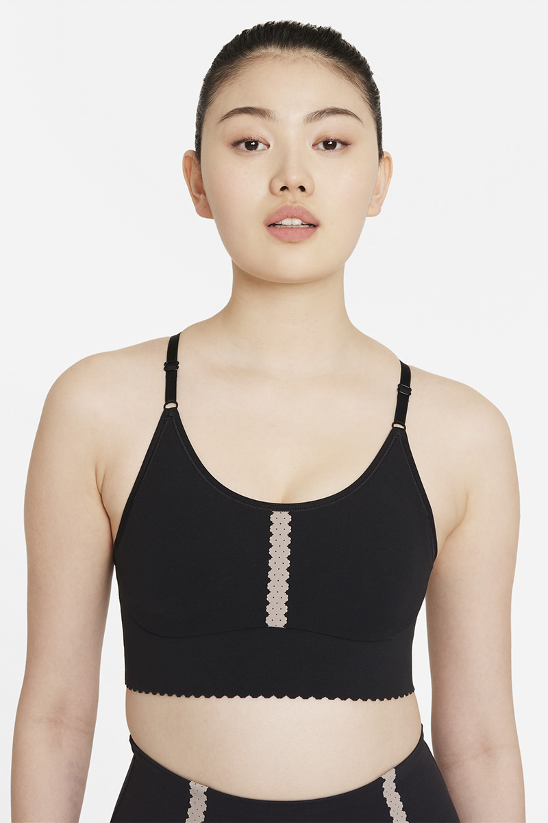 Nike Yoga Indy Sports Bra Black Stylerunner
