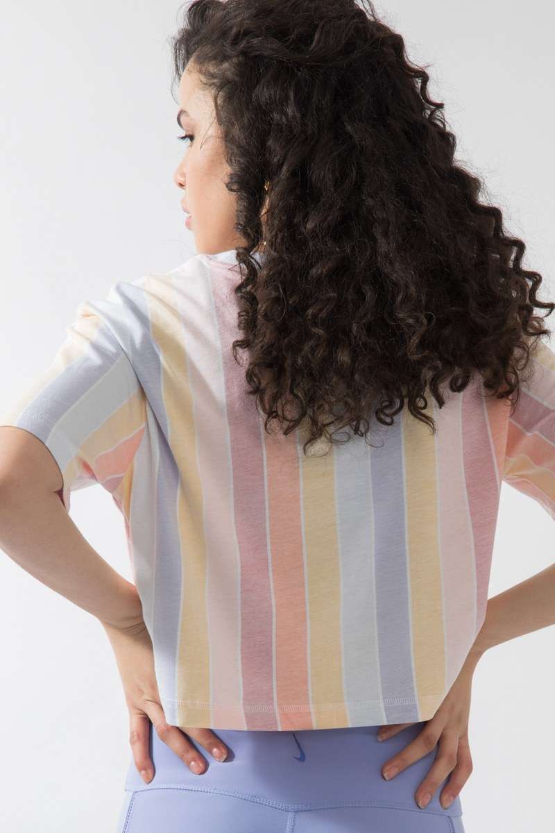 Short-Sleeve Retro Femme Top