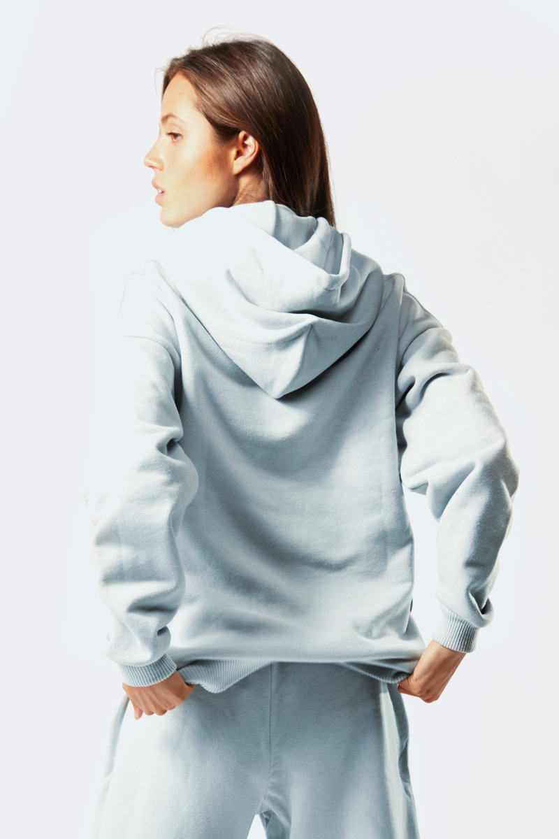Drawstring Hooded Top
