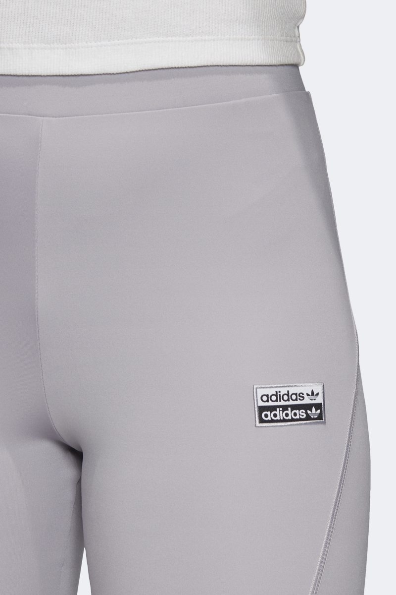 adidas originals ryv trefoil leggings in gray