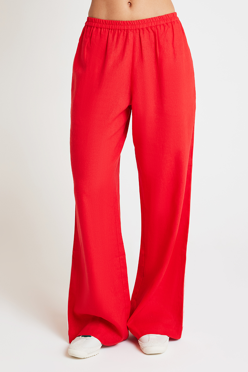 【SATIIIZ】Redine shirring nylon pants SATIIIZ】Redine shirring nylon pants