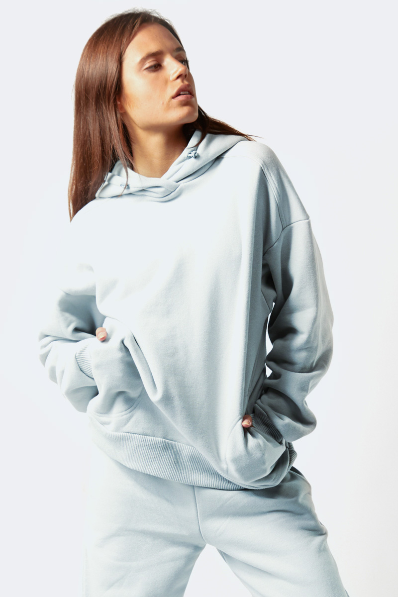 Drawstring Hooded Top