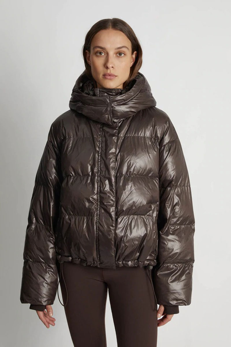 C M Camilla and Marc Knoll Puffer Jacket Chocolate Stylerunner