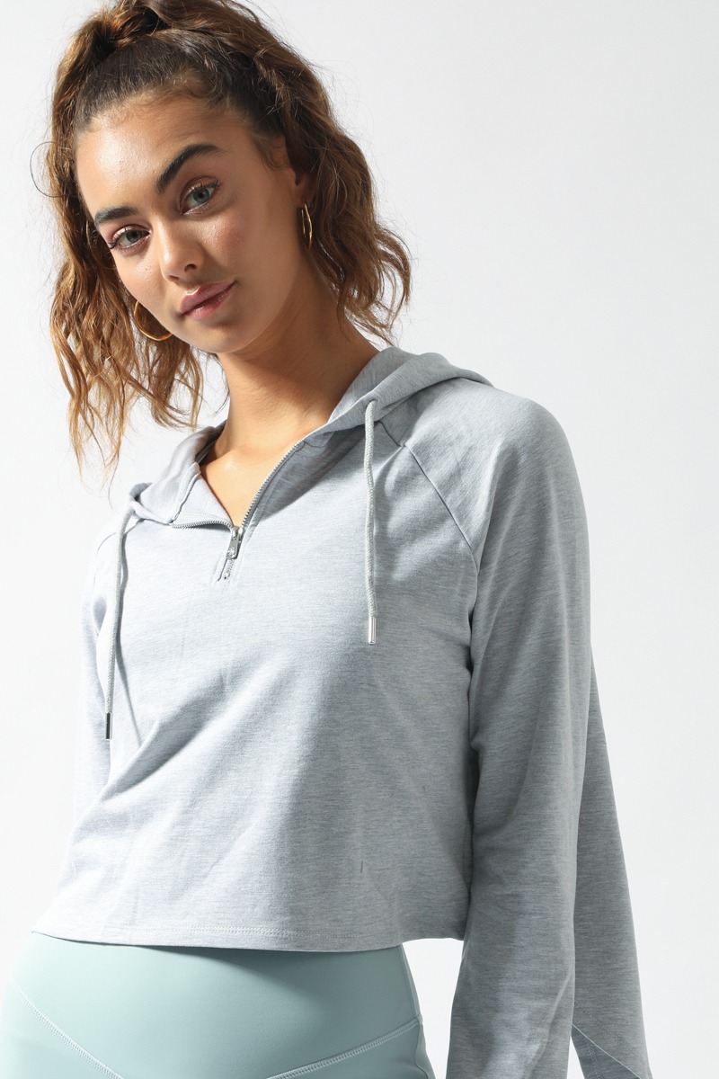Knock Out Crop Hoodie