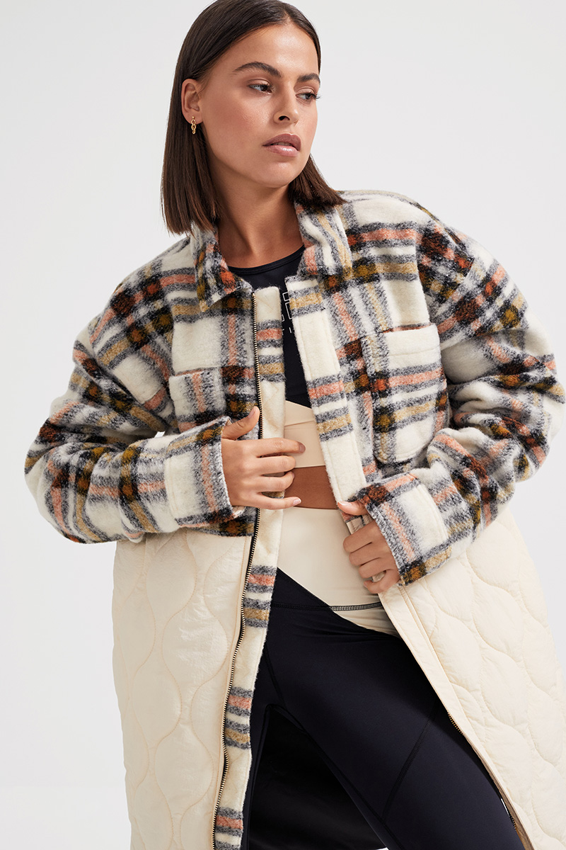 P.E Nation Destroyer Jacket Shortbread 