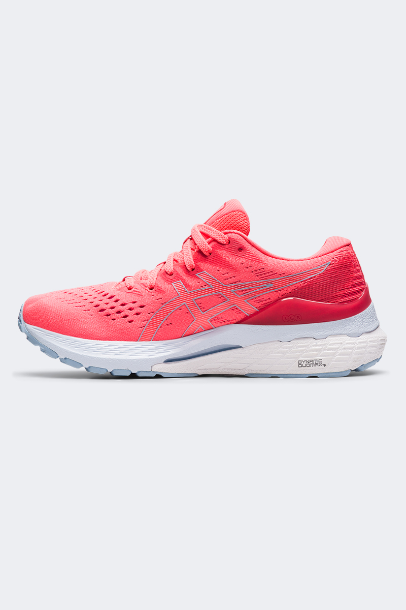 asics gel kayano 28 blazing coral