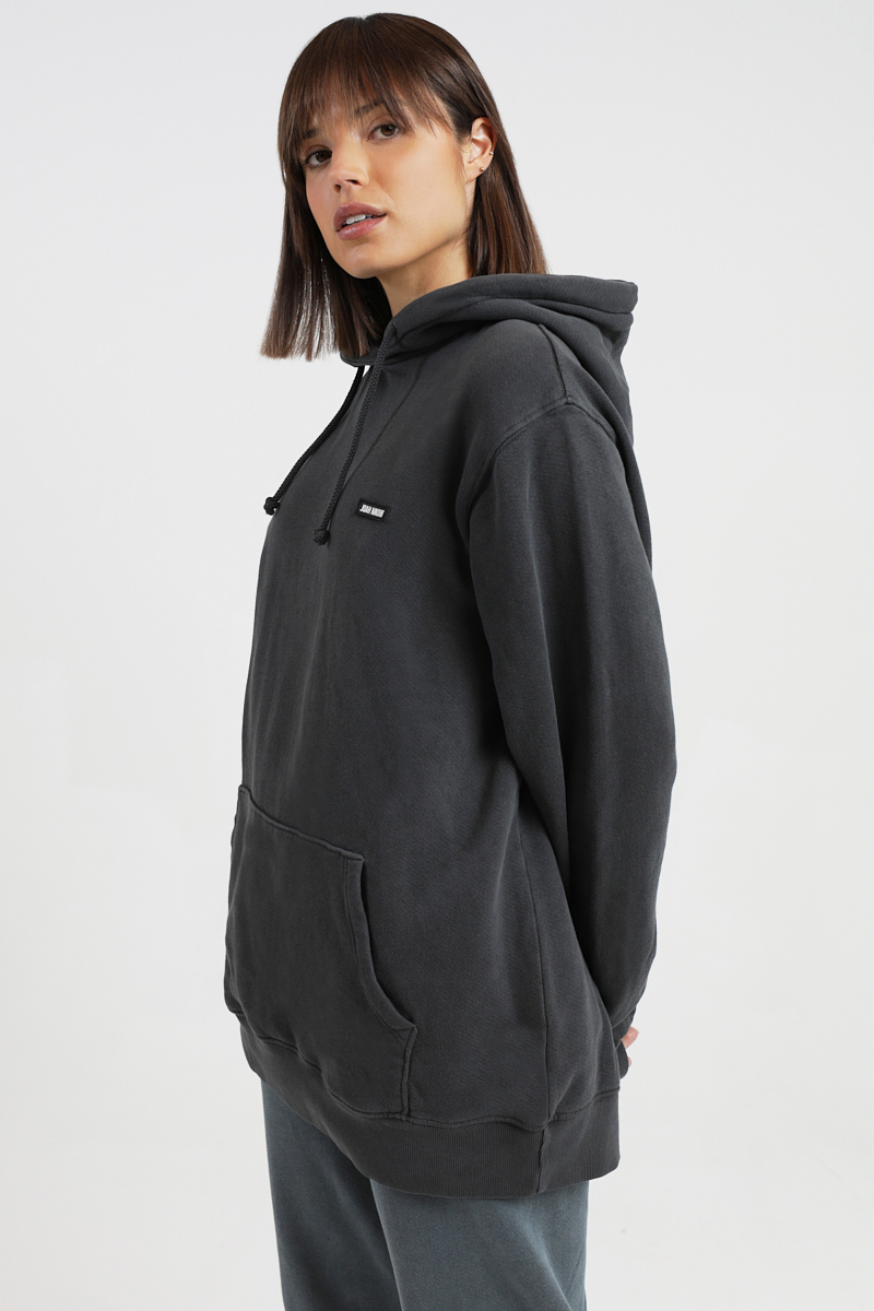 Joah Brown Empire Pullover Hoodie Washed Black | Stylerunner