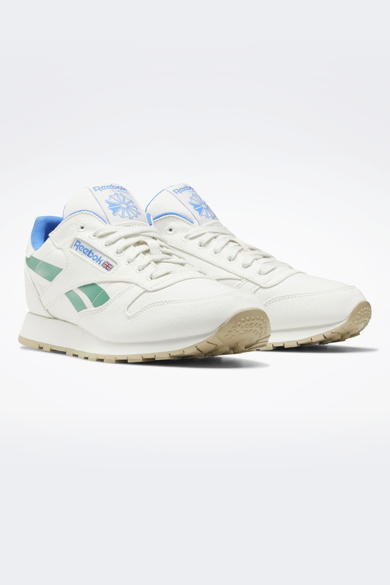 Reebok Classic Leather Grow Chalk/Court Green/Horizon Blue Stylerunner