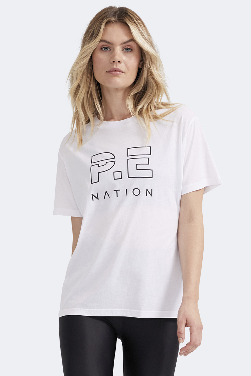 P.E Nation Heads Up Tee - Optic White | Stylerunner
