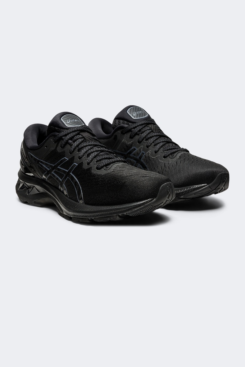 all black asics gel kayano