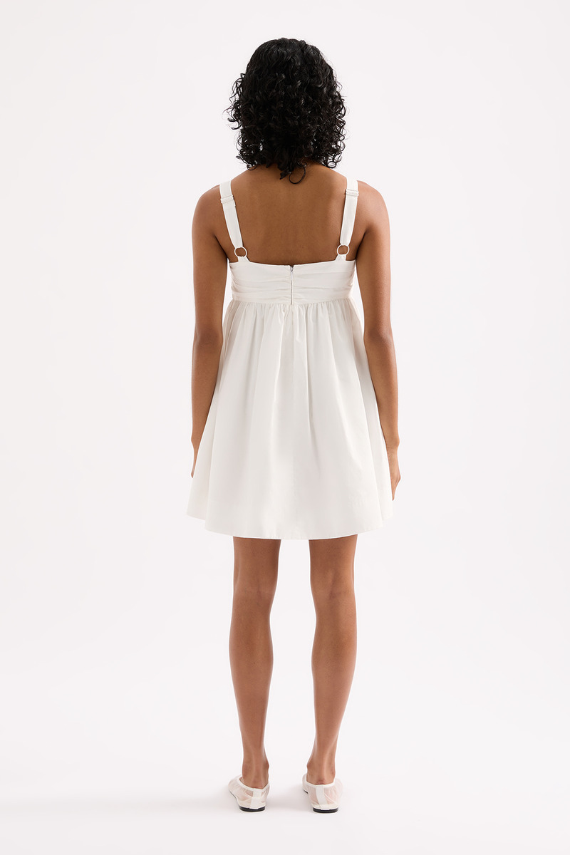 sachin and babi light blue dress White Backless Mini Dress