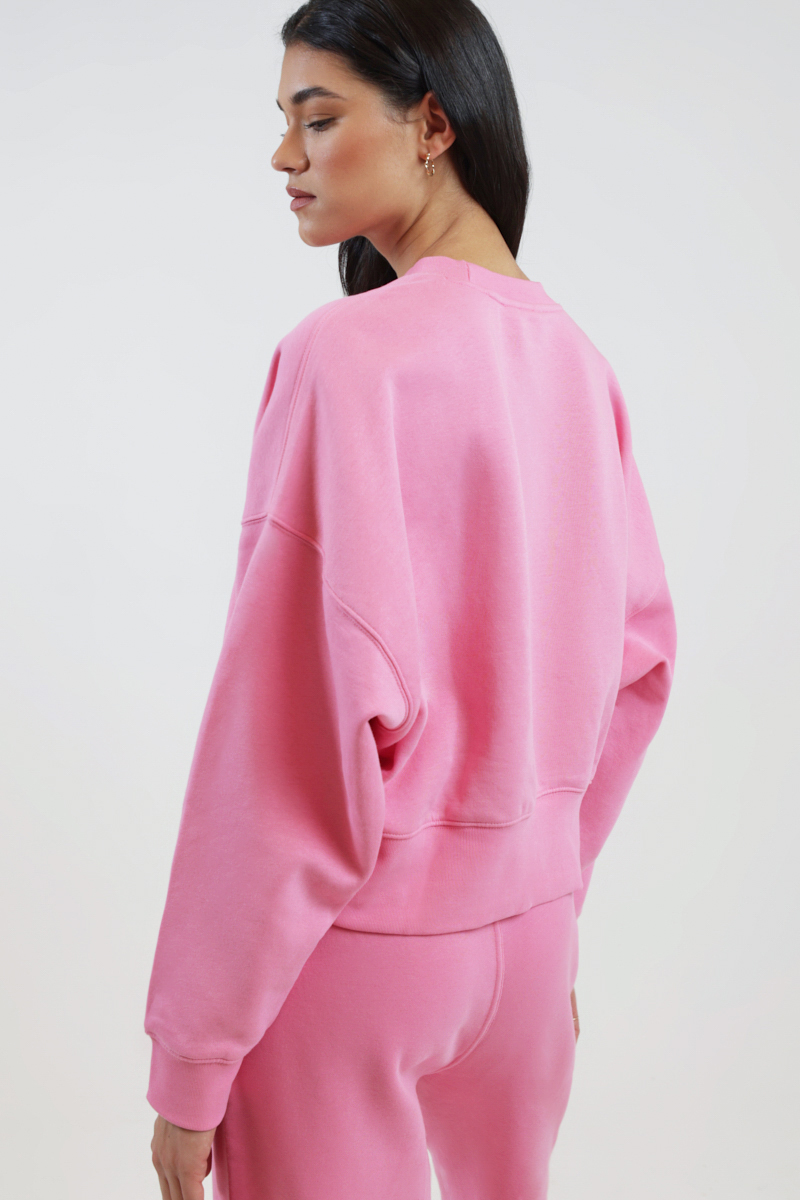 adidas Originals Adicolor Essentials Fleece Sweatshirt BLISS PINK ...