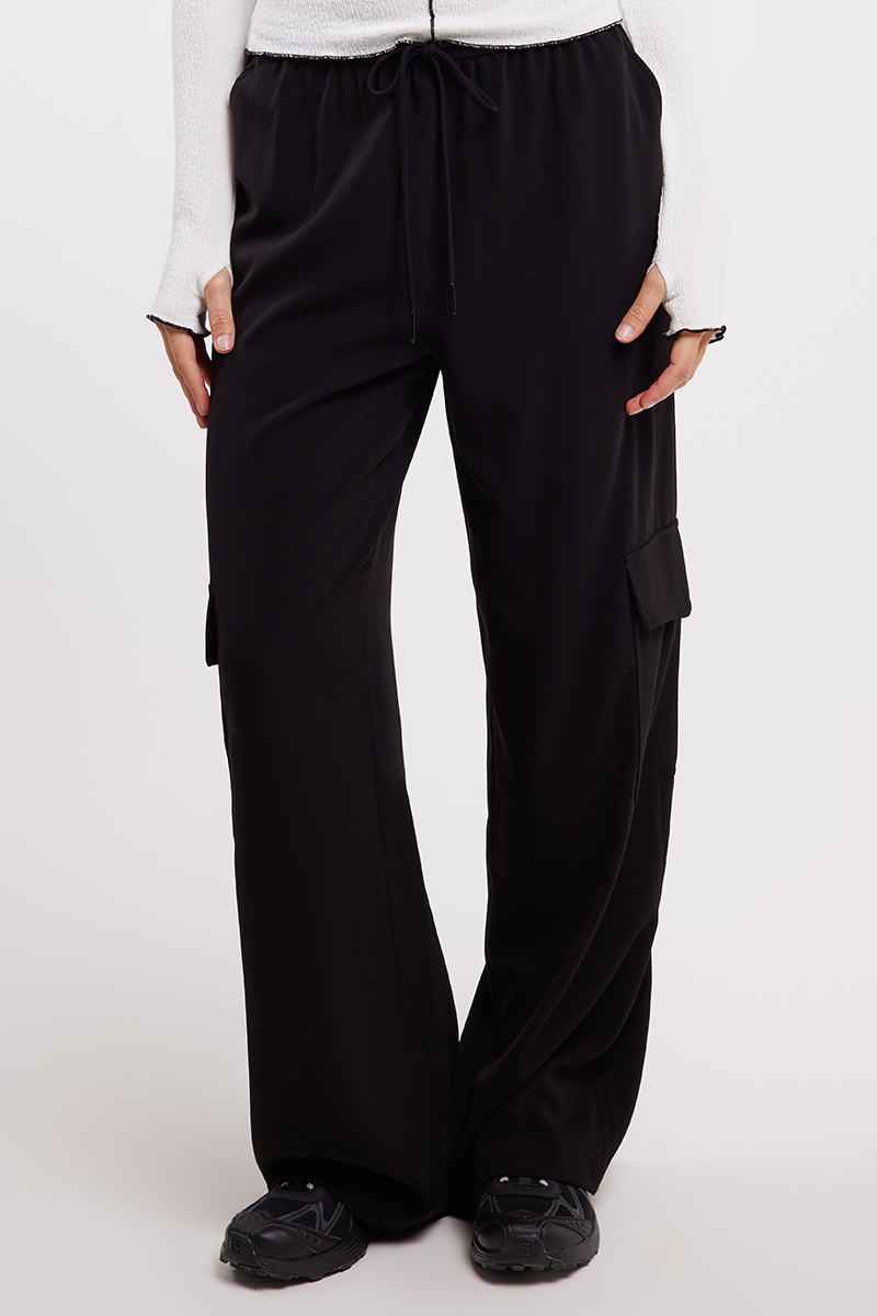 Nude Lucy Quincy Cargo Pant Black