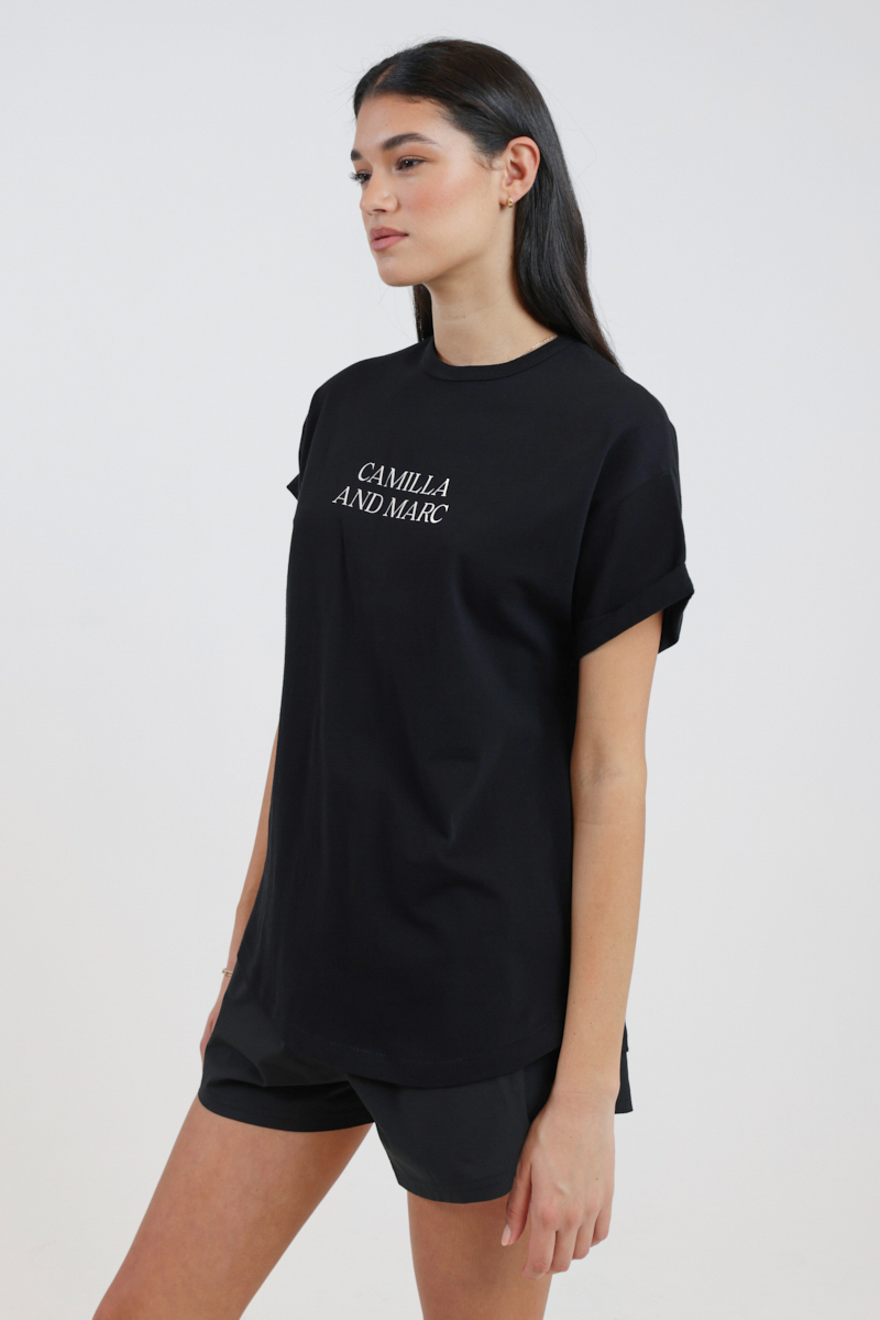 C&m tee black Clearance