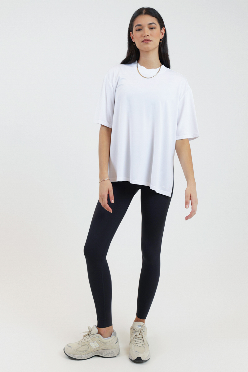 Stylerunner Virtual Side Split Tee Optic White