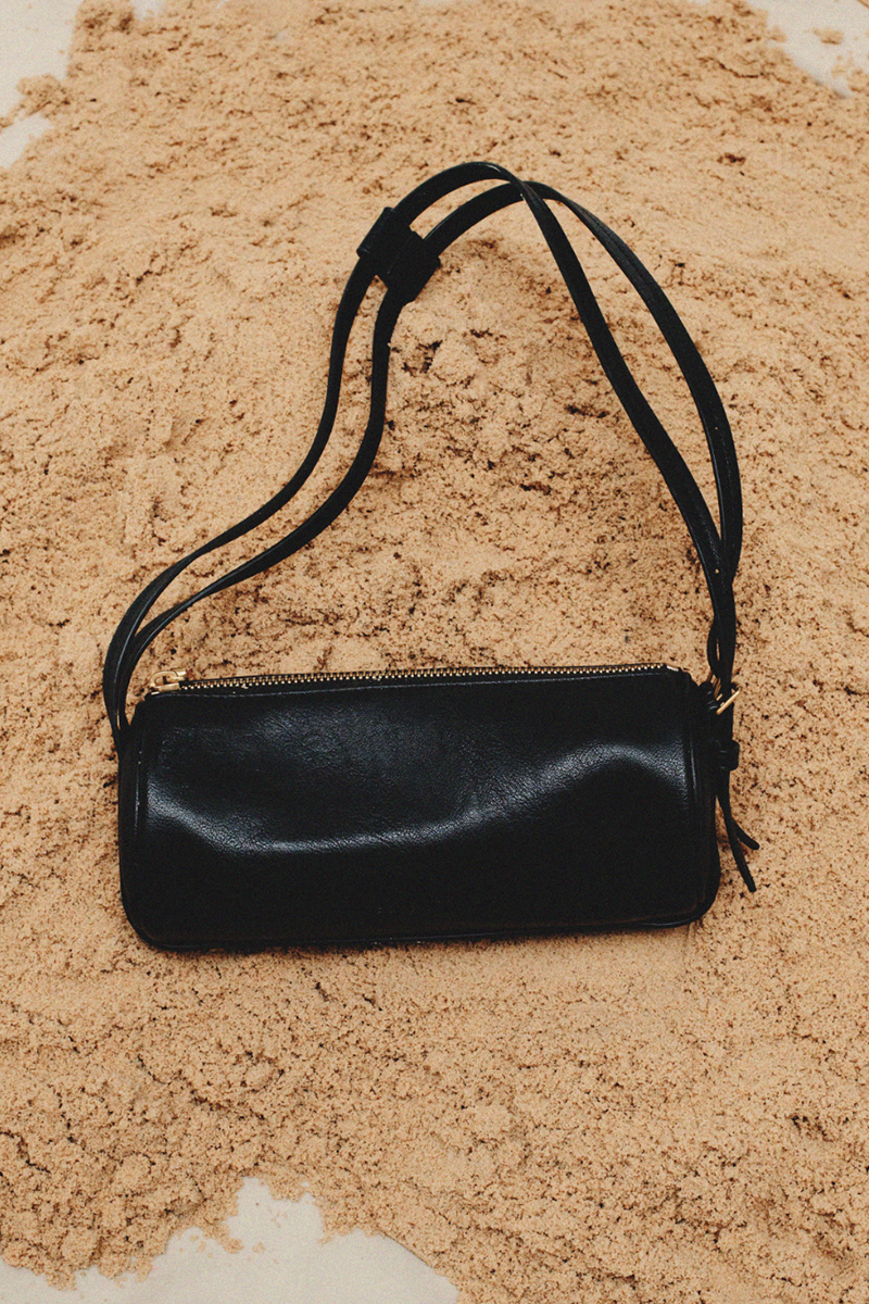 Brie Leon Brooke Mini Barrel Bag Black