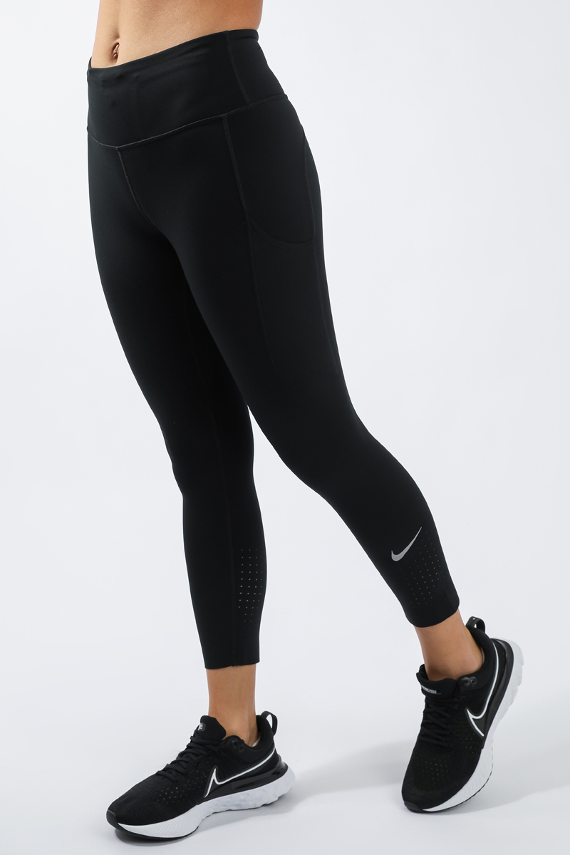 Nike Epic Lux Running Crop Tights - BLACK | Stylerunner