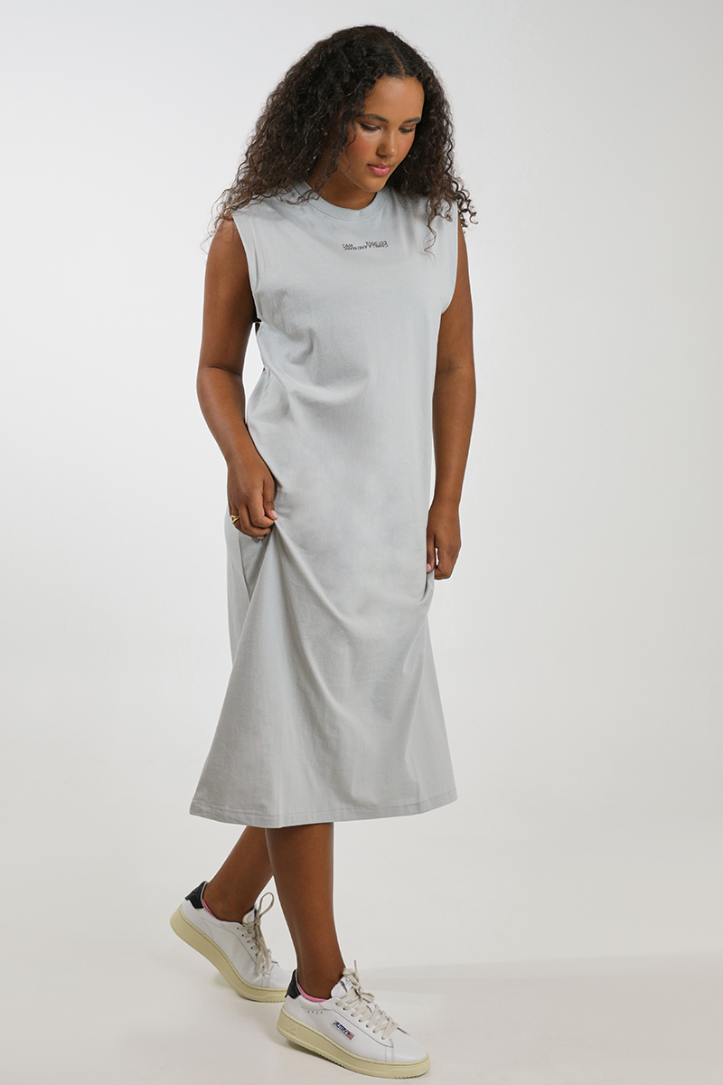 c&m logo tank dress