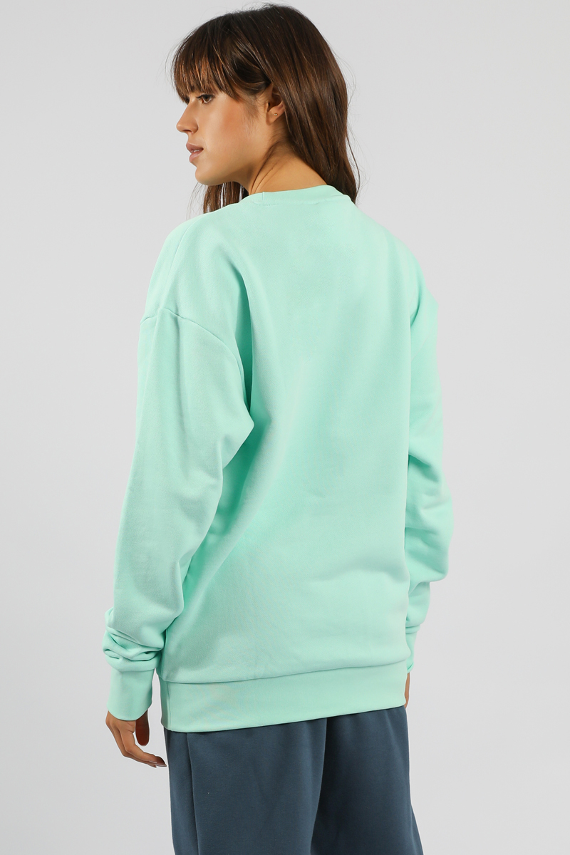 adidas Originals Graphic Crew Sweatshirt - Icy Mint | Stylerunner