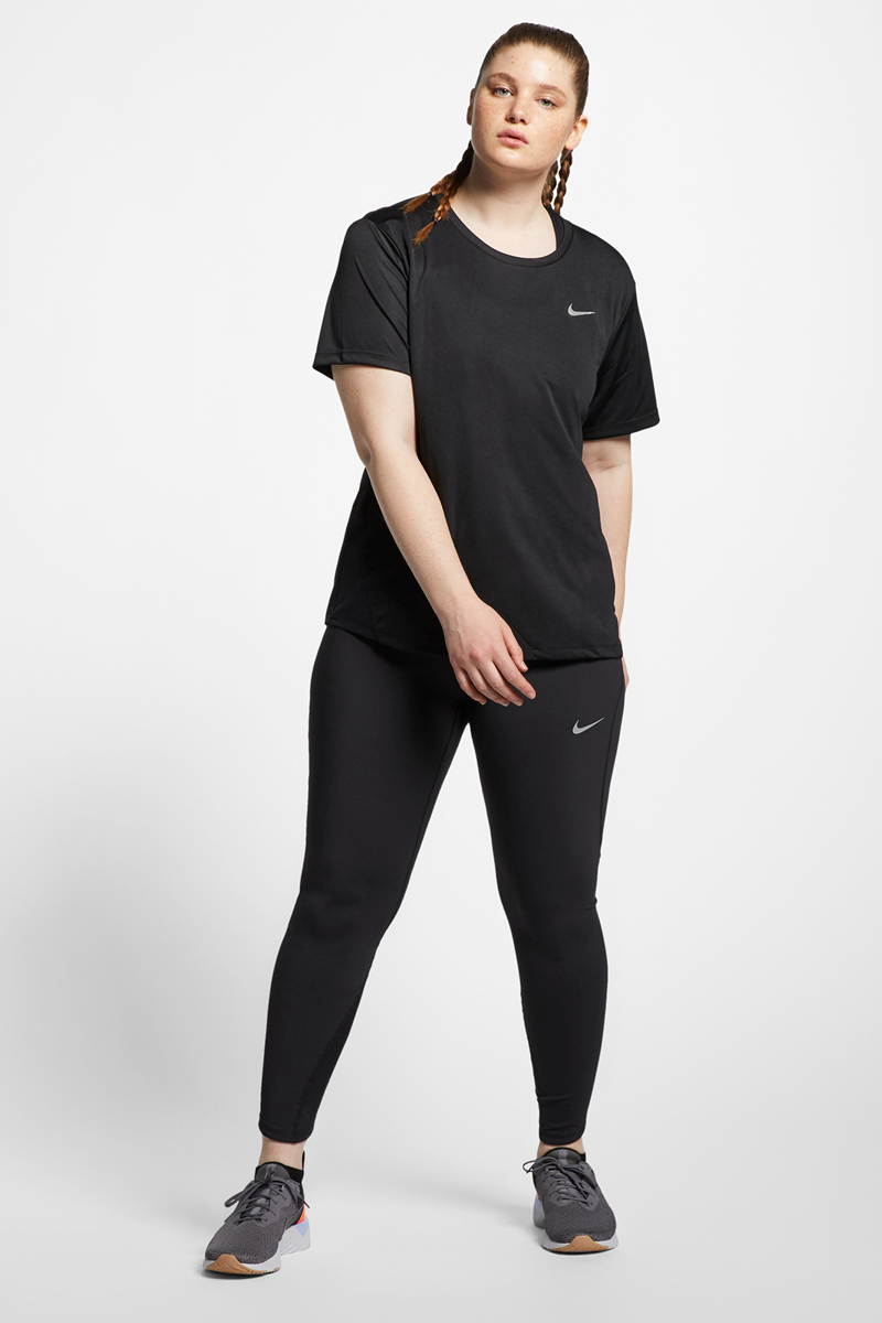 Miler Short-Sleeve Plus Size Running Top
