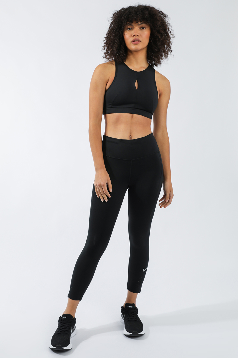 Nike Epic Lux Running Crop Tights - BLACK | Stylerunner