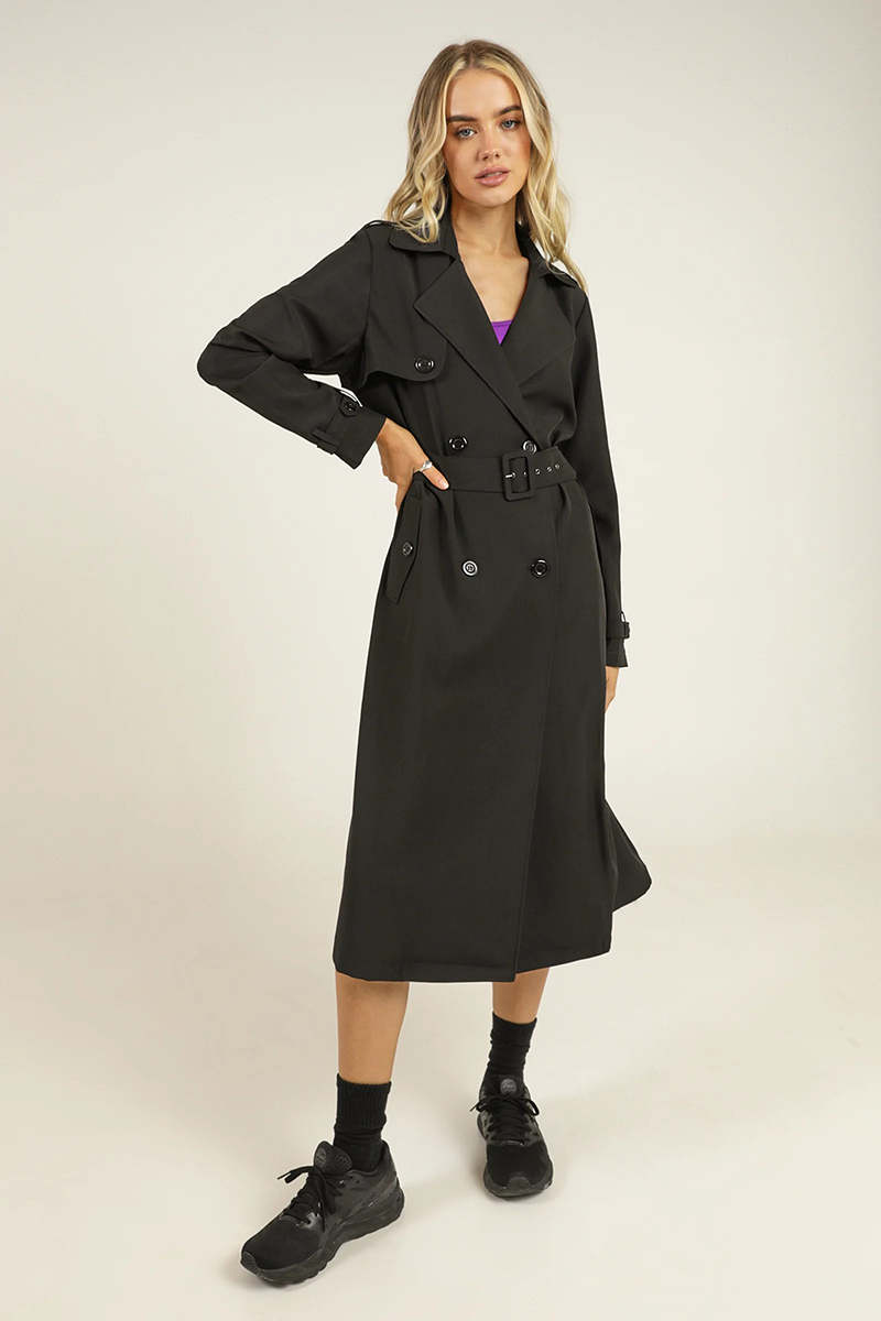 black trench coat for sale