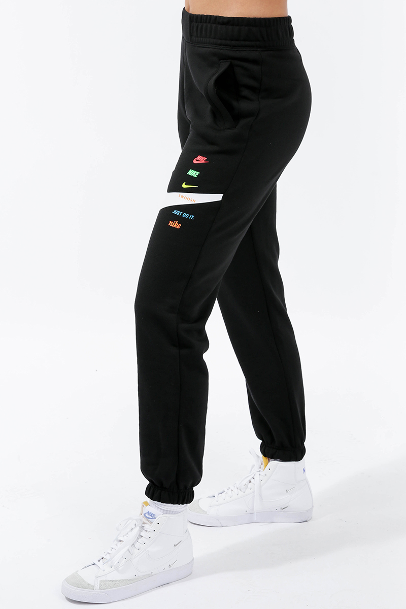 Nike Sportswear Swoosh Pants Black/(Multi Color) | Stylerunner