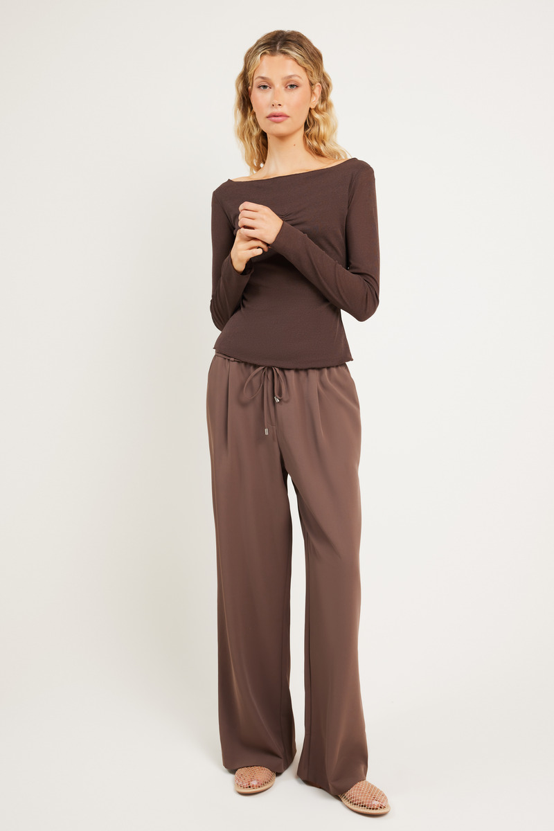 Nude Lucy Romy Pant Chestnut | Stylerunner
