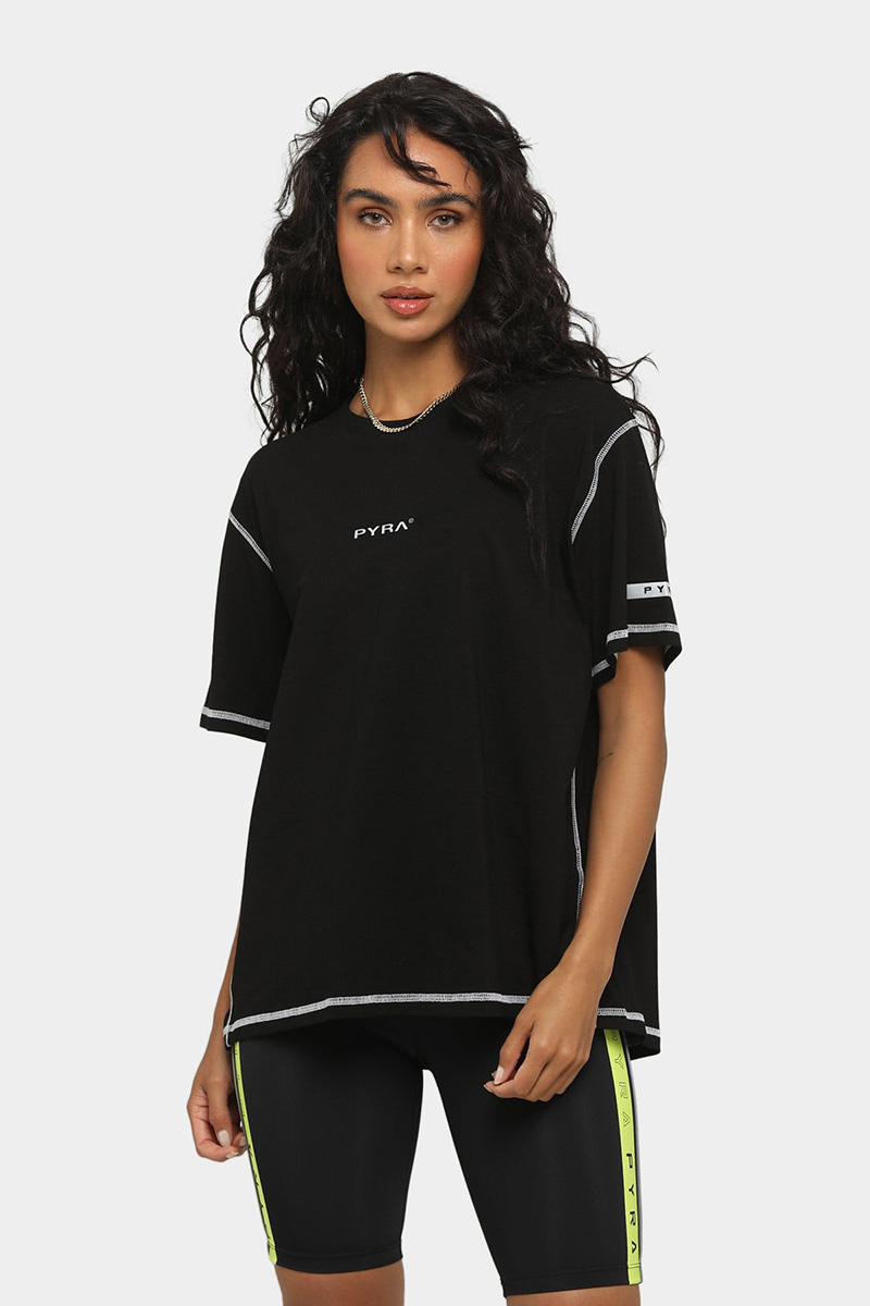 Pyra Sweat Game T-Shirt - Black | Stylerunner
