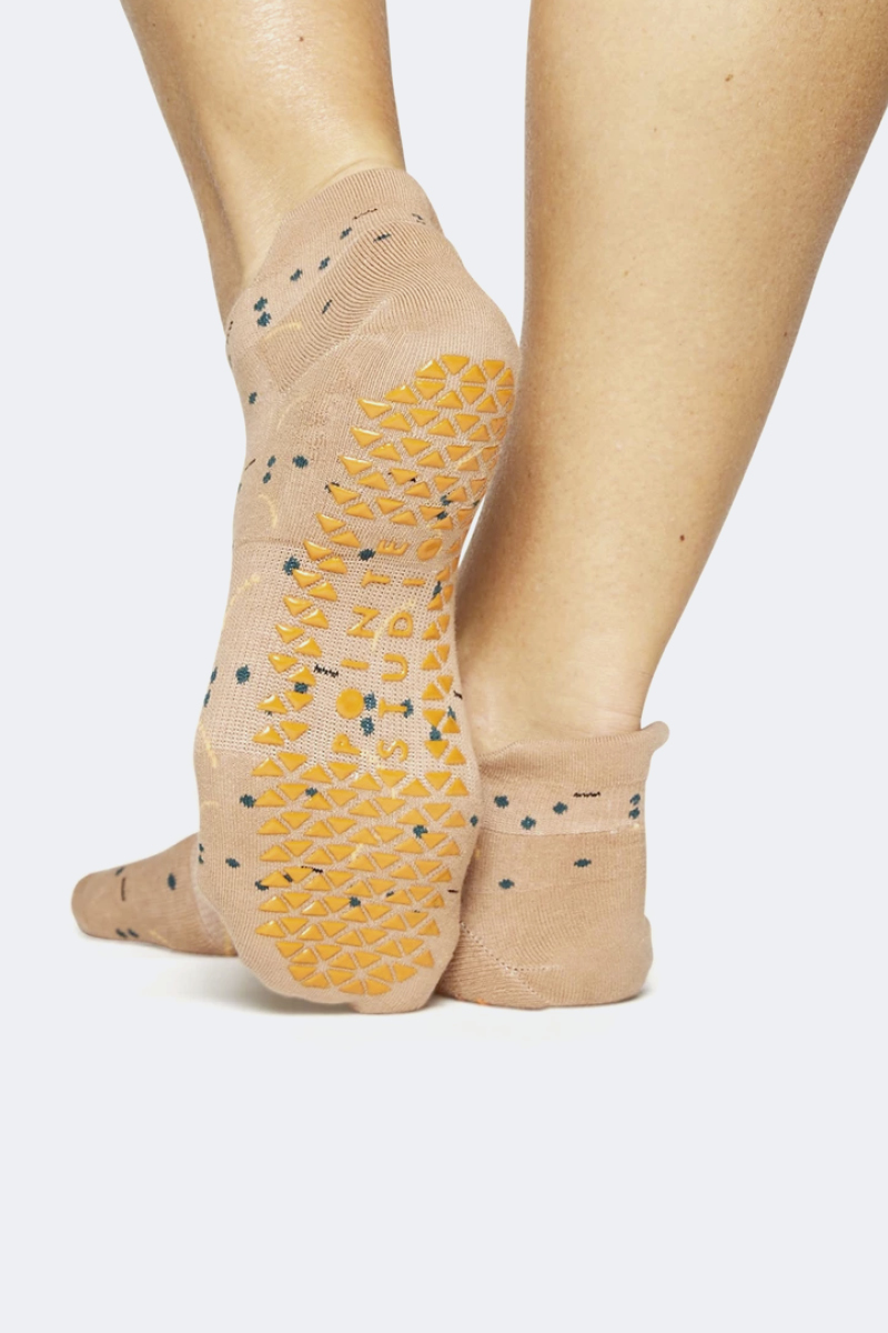 Tick Tock Grip Socks