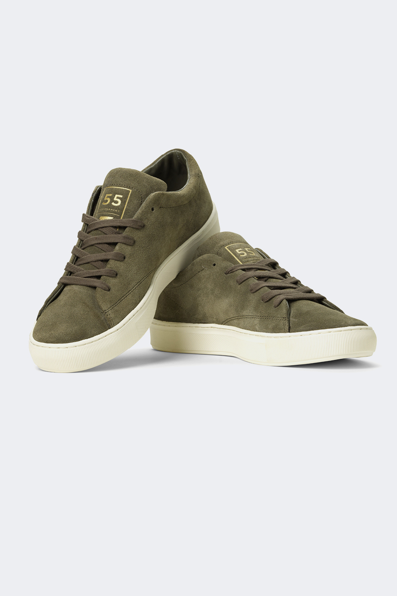 tretorn Tournament Suede Dark Olive | Stylerunner