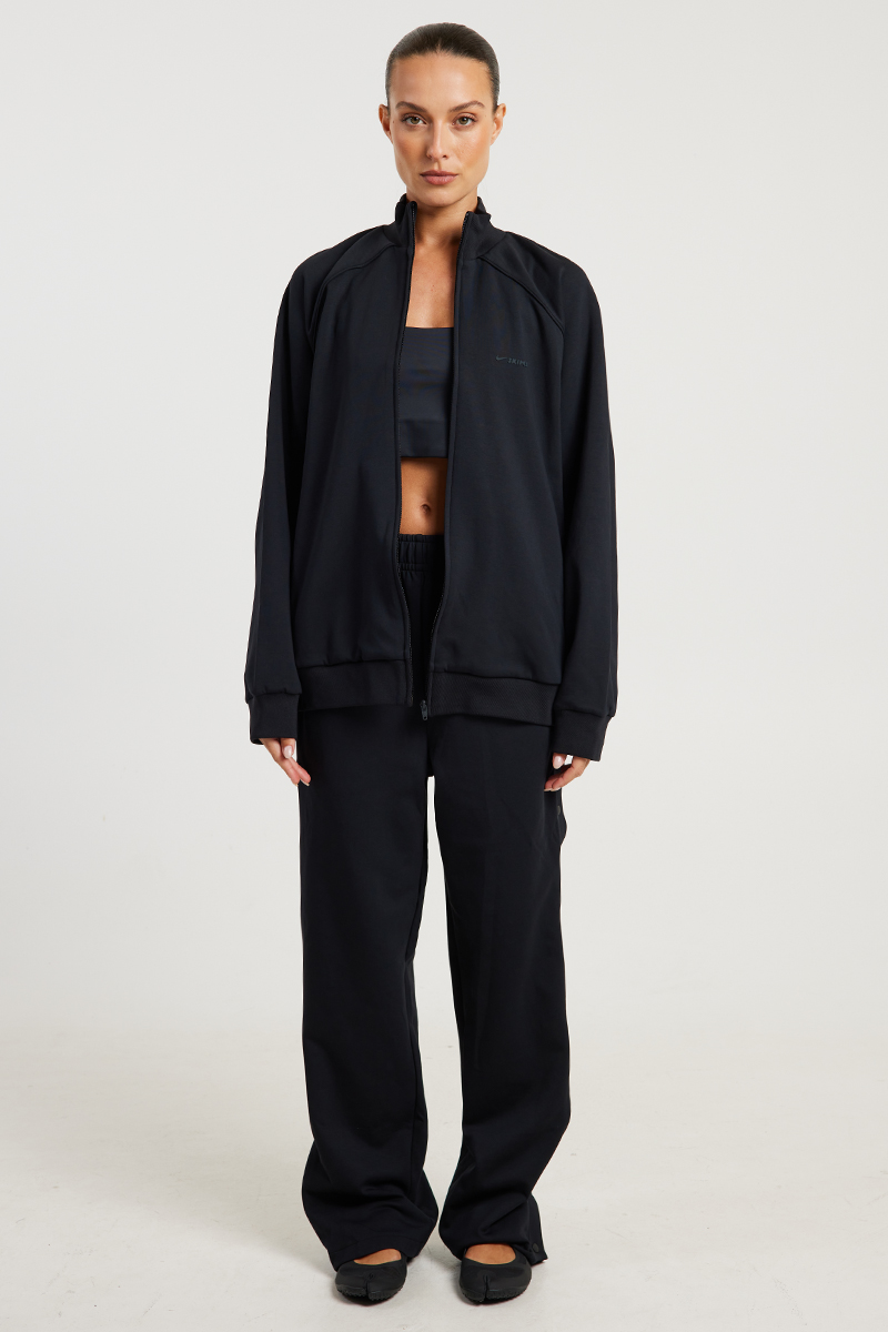 NikeSKIMS Matte Tricot Oversized Full-Zip Tracksuit Jacket Nskm