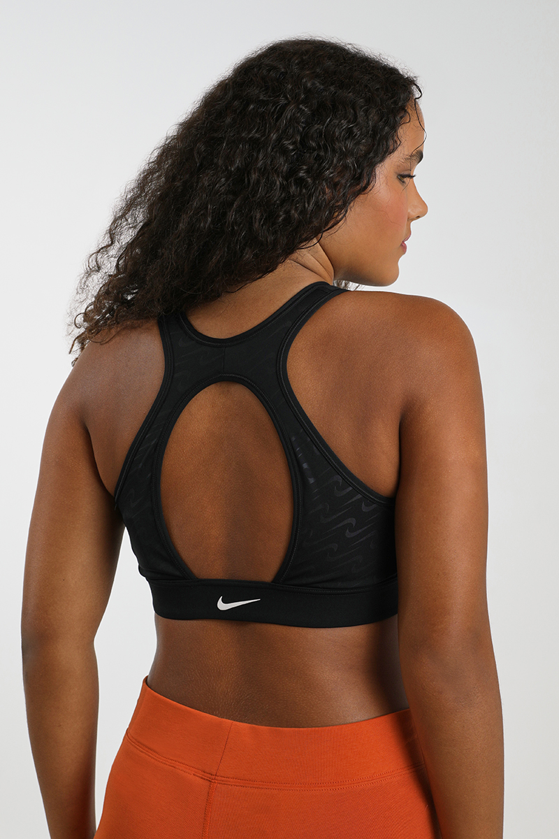 Nike DriFIT Swoosh Icon Clash Sports Bra Black/Sail Stylerunner