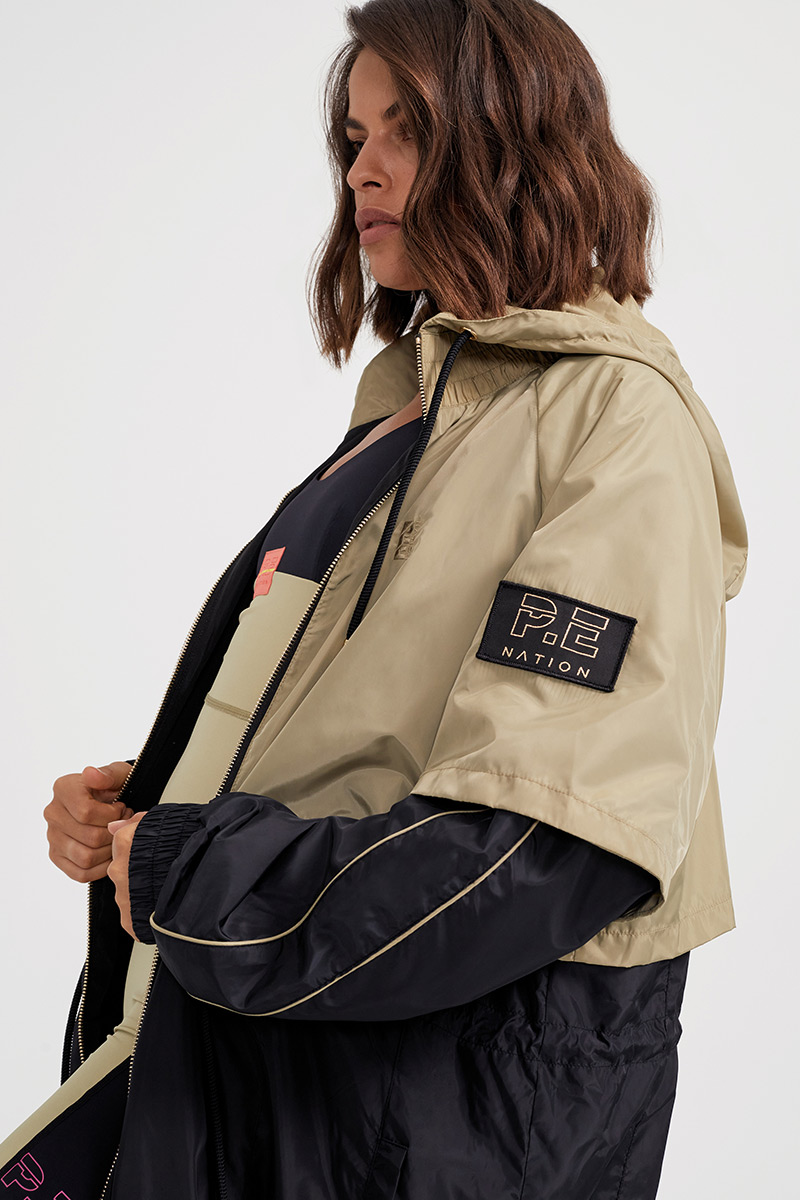 P.E Nation Triple Double Jacket Olive Gray Stylerunner