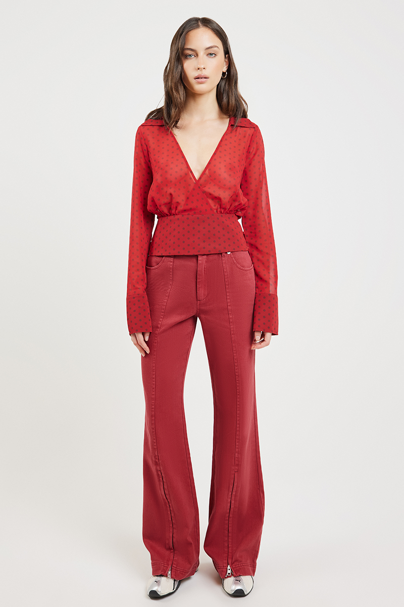 Hansen & Gretel Kendall denim jean Chilli Pepper