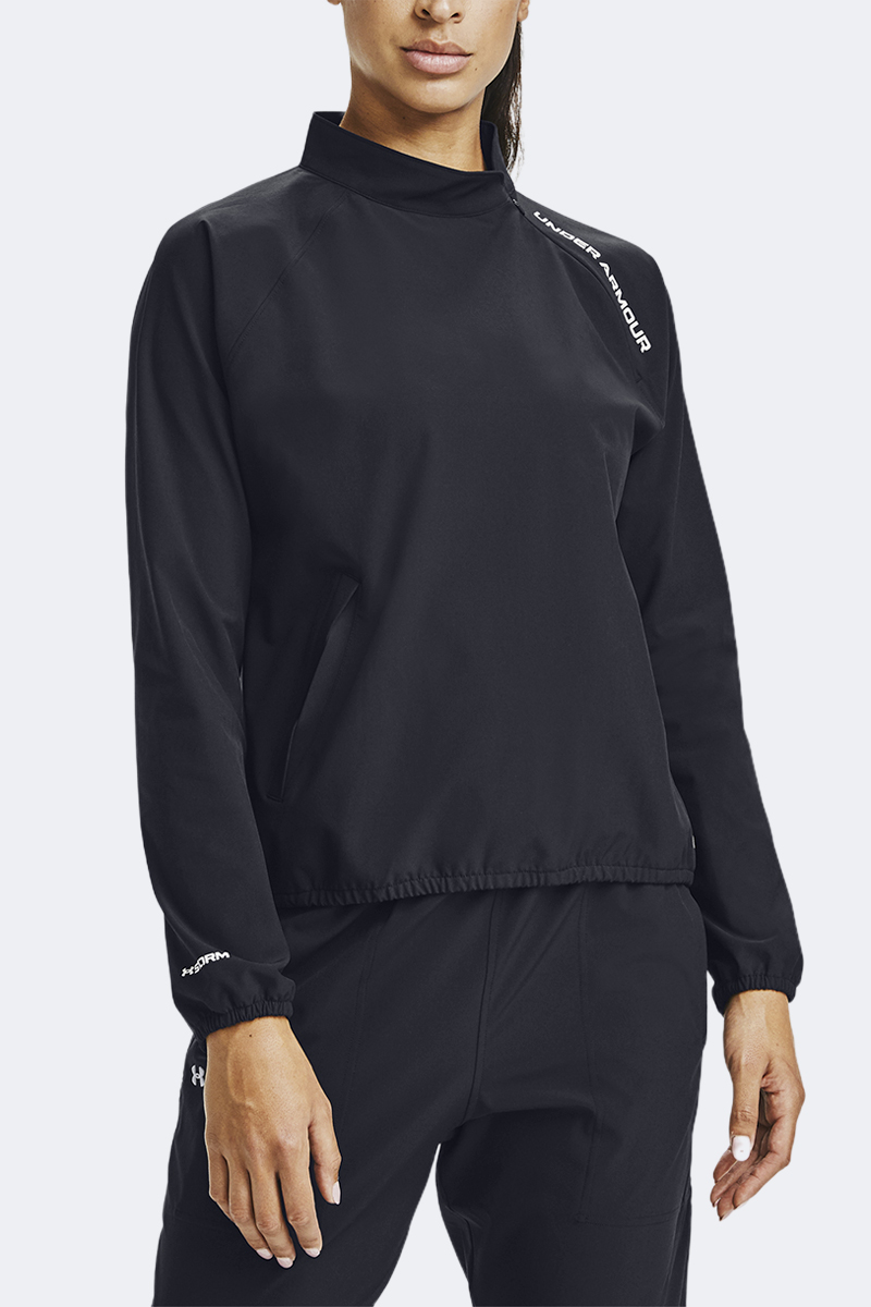 Woven 1/4 Zip Crew