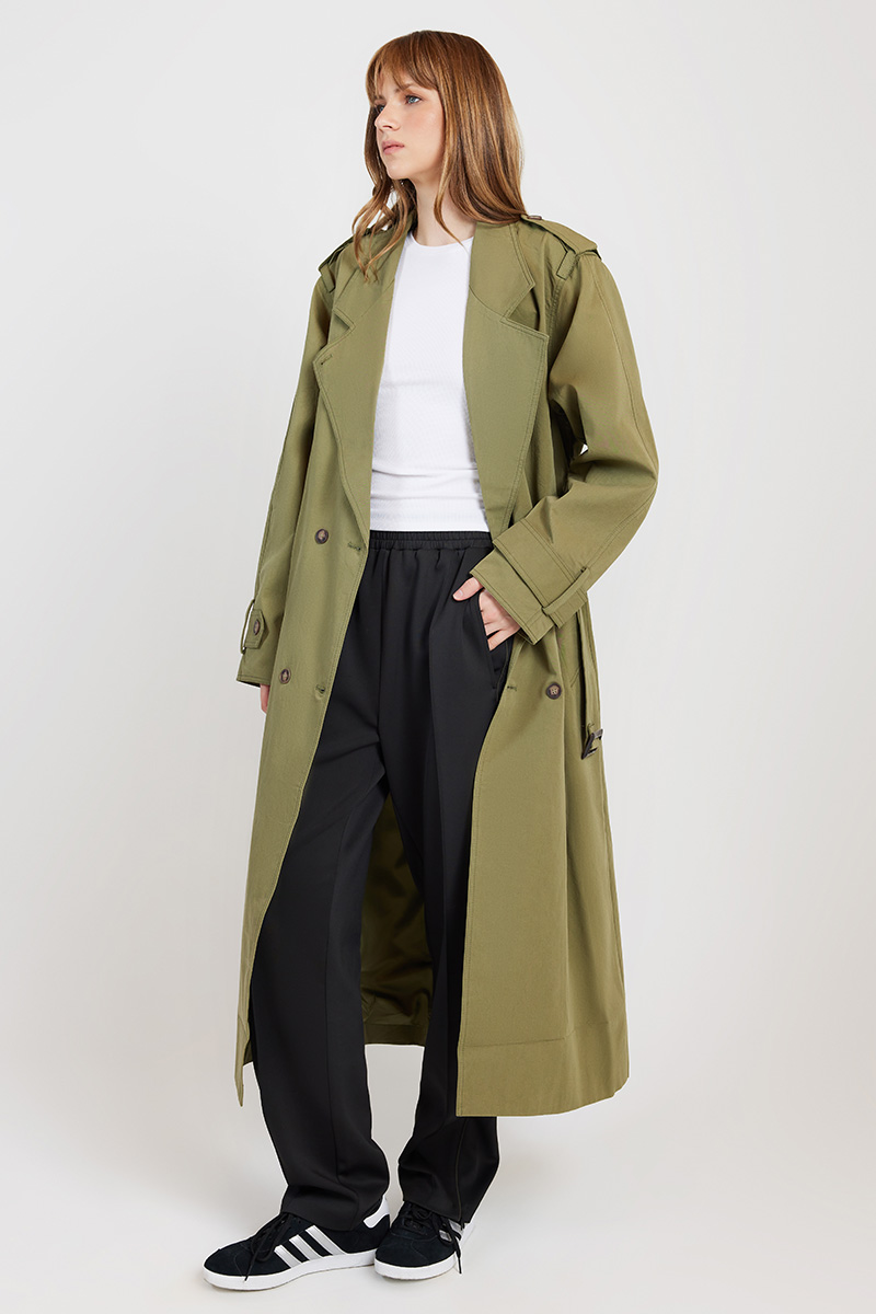 Sovere Agency Trench Coat Olive | Stylerunner