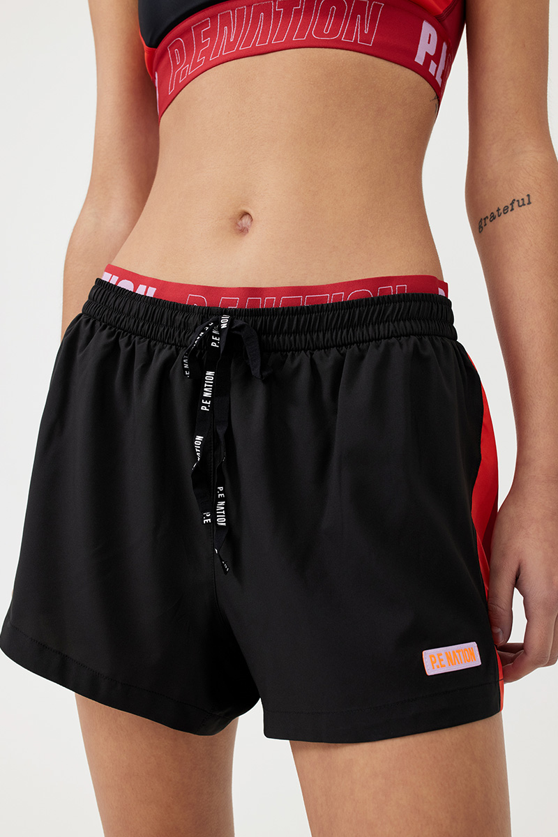 courtside track shorts